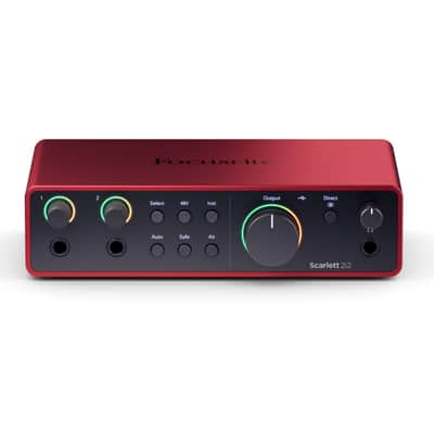Focusrite Scarlett 2i2 (4th Gen) USB Audio Interface image 3