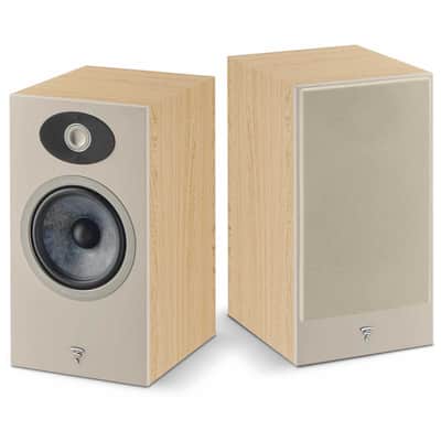 Focal Theva N°1-2-Way Bookshelf Loudspeakers, Pair, Light Wood - FTHEVAN1LW image 1
