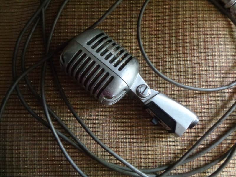 Shure 55-SW Unidyne Dynamic 1960's " Elvis " Microphone image 1