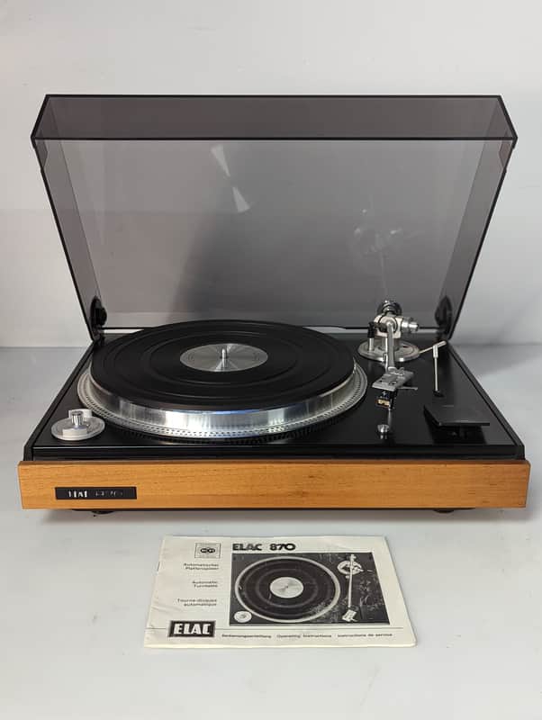 Rare Elac PC-870 Turntable Record Player Mint Condition image 1