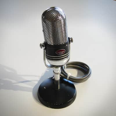 Calrad 500C Microphone Desk Mic with stand Circa-1960s-Chrome & Black` image 3