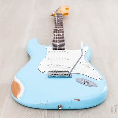 2025 Nash S-67 S-Style Electric Guitar Sonic Blue Medium Aged w/ Lollar, Case & Tags image 10