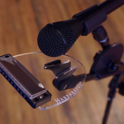 Harparatus® is the original mic stand harp / harmonica holder - est. 2001 image 1