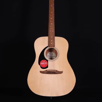 Fender California Standard Redondo Left-Handed, Spruce Top, Black Pickguard, Natural image 5
