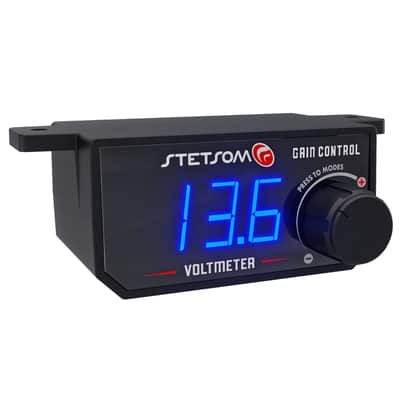 Stetsom Universal Bass Knob Gain Control 4 in 1 / Voltmeter / On+Off Switch / Converter image 6
