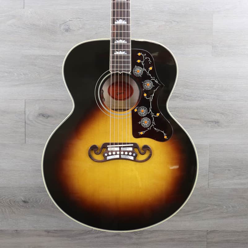 Gibson SJ-200 Original Vintage Sunburst Acoustic Electric Guitar With Original Hardshell Case!