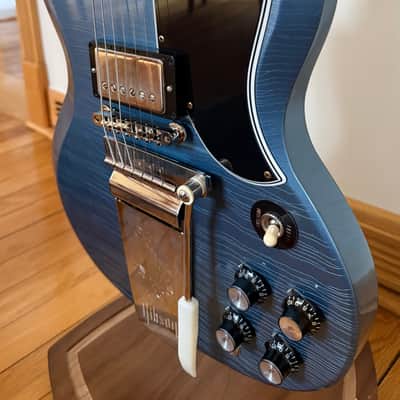2021 Gibson Custom Shop Murphy Lab 64 SG, Pelham Blue, 6.75 Lbs image 11