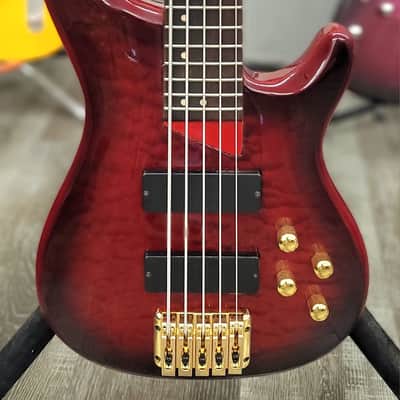AIO Wolf KTB-5 Bass - Red Burst GS-001 image 2