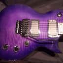 Kramer Assault Plus - flamed purple -headstock repair, Duncan active