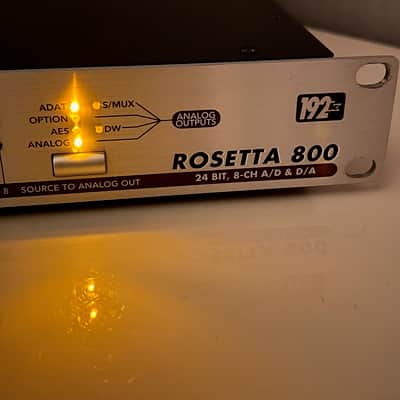 Apogee Rosetta 800 192kHz 8-Channel AD/DA Converter 2000s - Silver image 9