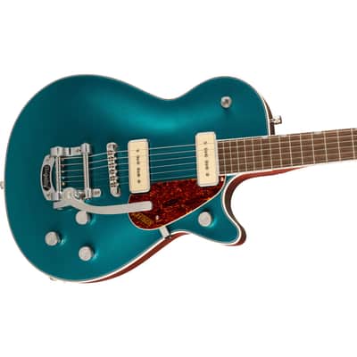 Gretsch G5210T-P90 Electromatic Jet Two 90 Single-Cut w/ Bigsby B50 - Petrol image 2