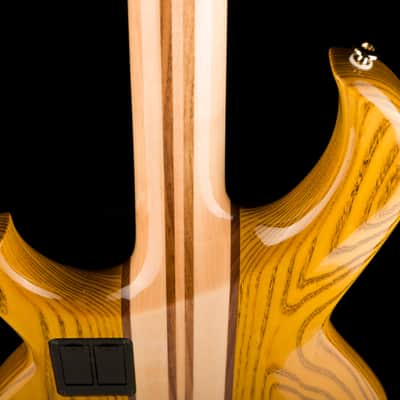 Aria Pro II SB-1000 Reissue 4-String Electric Bass Guitar Made in Japan Oak Natural with Gig Bag image 15
