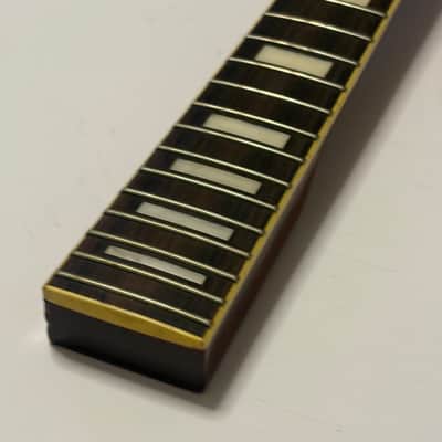 Series 10 Les Paul copy Flame Maple burst Neck mahogany rosewood pearl inlay Vintage 90s image 6