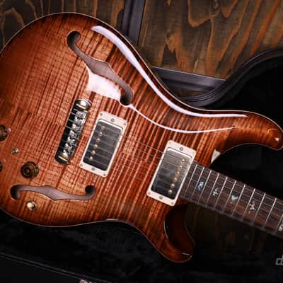 PRS Wood Library Hollowbody II Copperhead Burst Wood Library image 20