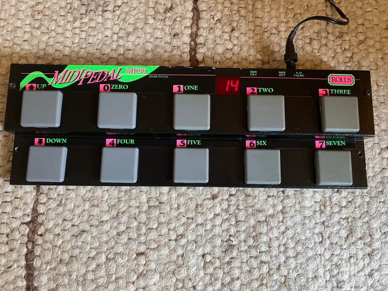 Rolls MP-80 Midi Controller / Pedal image 1