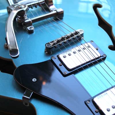 VINTAGE "VSA500B with Bigsby, Gun Hill Blue" 3, 95 KG image 4