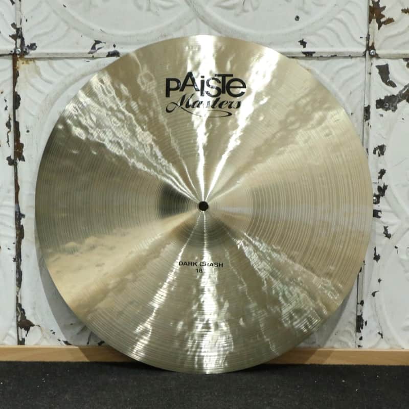 Paiste Masters Dark Crash Cymbal 18in (1325g) image 1
