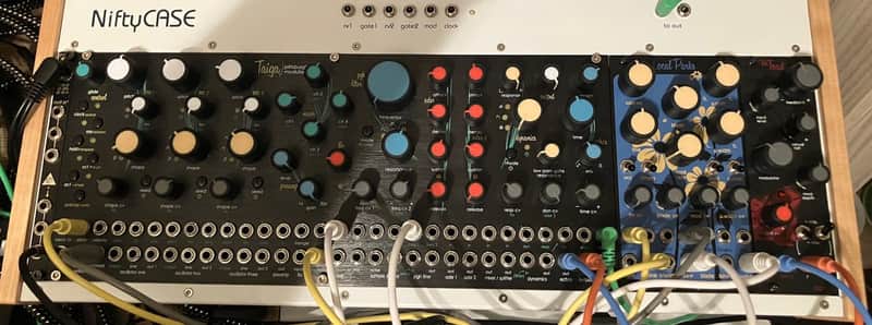 Pittsburgh Modular Taiga system with Local Parks and Toad phaser, plus Cre8audio carrying case and decksaver lid image 1