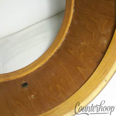 Leedy 13"x8 Snare/Tom Drum Shell Vintage 20s 2-Ply African Mahogany Indianapolis image 12