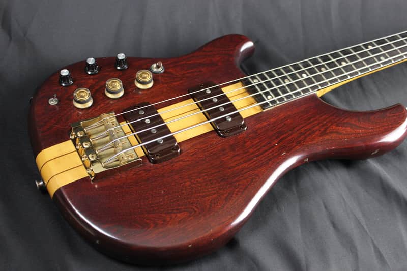 Ibanez Musician Bass 1981 Dark Stain Left Handed image 1