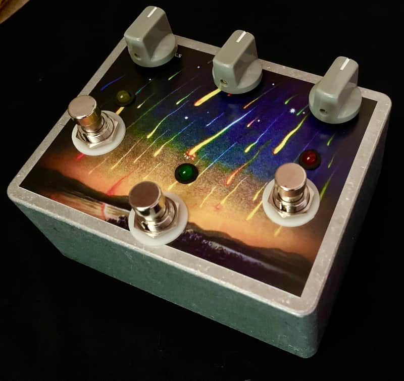 Saturnworks 3 Input Channel 3:1 Active Mixer / Combiner Pedal for Guitar + Bass + Keyboard + More with on/off Switches -- Handcrafted in California image 1