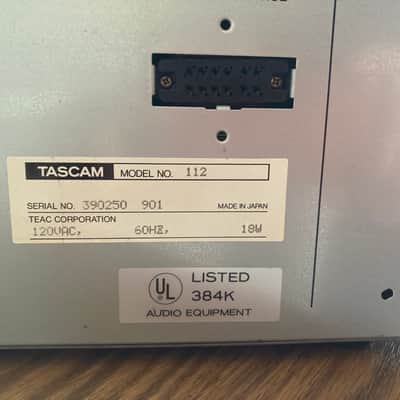 Vintage Tascam 112 Rack Mountable Studio Cassette Deck Tape Recorder image 7