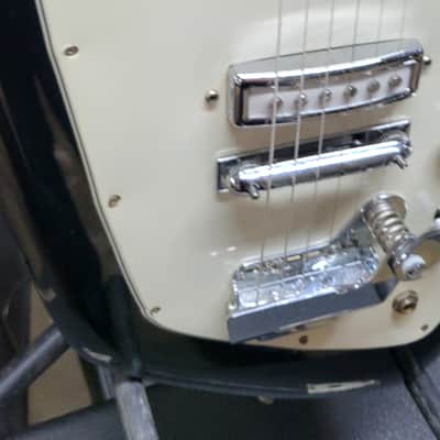 1960's Teisco Del Ray EV-2T Californian electric guitar, BLACK, Japan, Vox image 4