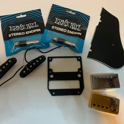 Various Guitar Parts Lot Pickup Covers Pickups Pickguard image 1