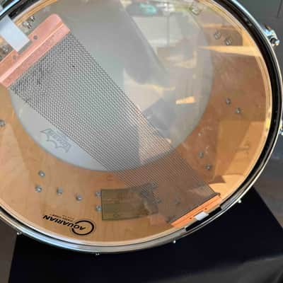 ~WOW!~ DW Collector's SSC Maple 6.5x14 Snare Drum in Exotic Okuome Feather with Chrome Hardware (Rm 4) image 5