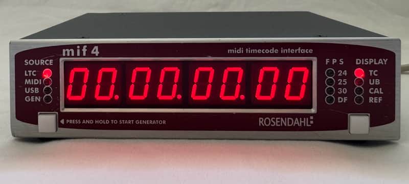 Rosendahl MIF4 MIDI Time Code Interface - Excellent Working Condition image 1