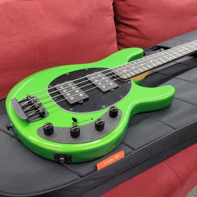 Ernie Ball Music Man StingRay Special 4 HH with Ebony Fretboard Kiwi Green image 9