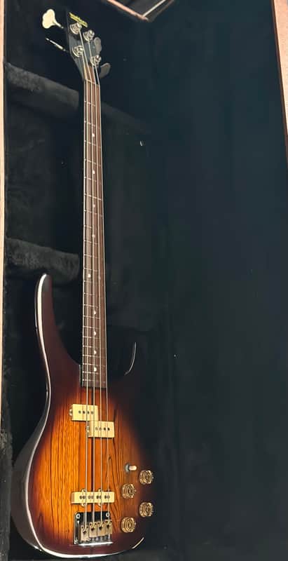 1981 Washburn B40 Neck Thru - MIJ - Tobacco Sunburst | Reverb