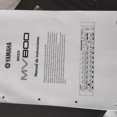 Yamaha MV800 rack mixer - Black image 12