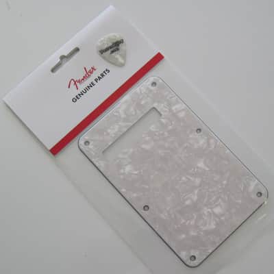 Fender Stratocaster Backplate White Pearl 0991323000 image 1