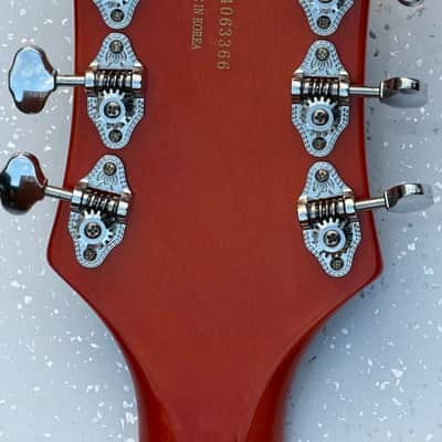 Gretsch G5420T Electromatic Classic 2022 -Orange Stain +Gretsch Vintage Strap + Hiscox fitted case image 5