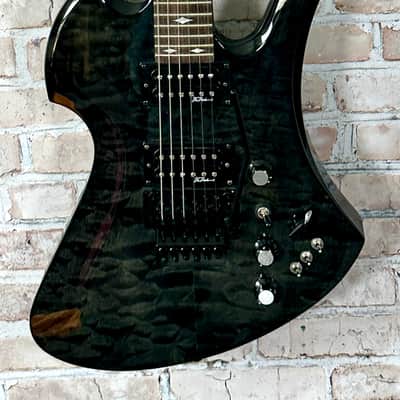 B.C. Rich Mockingbird ST 2008 - Trans Quilt Black image 2