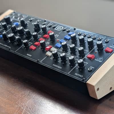 Behringer Model D with Custom Maple Side Panels - Analog Synthesizer 2018 - Present - Black