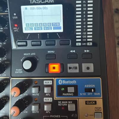 TASCAM Model 12 Multitrack Recorder / Mixer / USB Interface 2020 - Present - Black with Wood Cheeks image 5