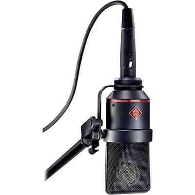 Neumann TLM 170 R Large-Diaphragm Multipattern Condenser Microphone (Black) Bundle with Auray RF-5P-B Reflection Filter and Reflection Filter Tripod Mic Stand image 3