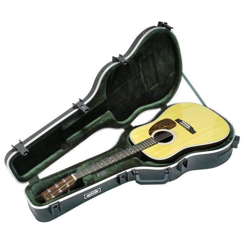 SKB Deluxe Acoustic Dreadnought Shaped Hardshell Case w/TSA Latch image 1