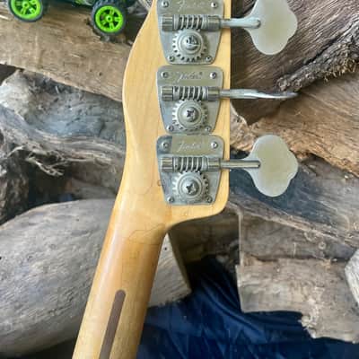 Vintage Fender Loaded Telecaster Bass Neck 1972 - Tuners & Tree image 8