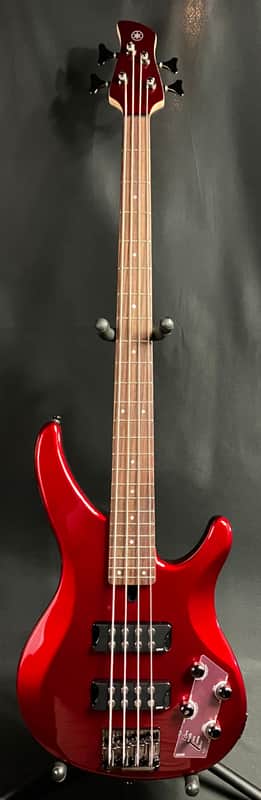 Yamaha TRBX304CAR 4-String Electric Bass Guitar Candy Apple Red image 1