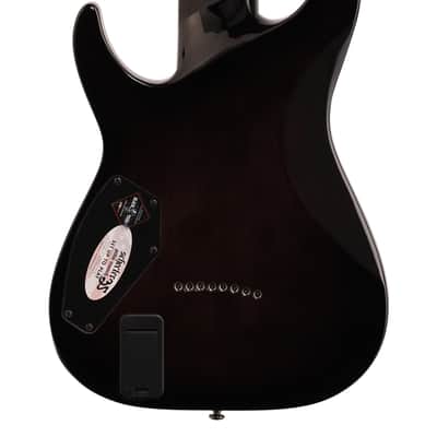 Schecter Hellraiser Hybrid C8 Electric Guitar Trans Black Burst image 6