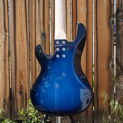 G&L USA Fullerton Deluxe Kiloton 5 Blueburst/Maple Neck 5-String Electric Bass Guitar w/ Deluxe Gig Bag (2025) image 9