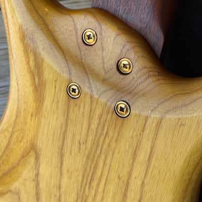 2006 Warwick Corvette FNA Jazzman 5 String with Bag - Honey Violin Oil image 12