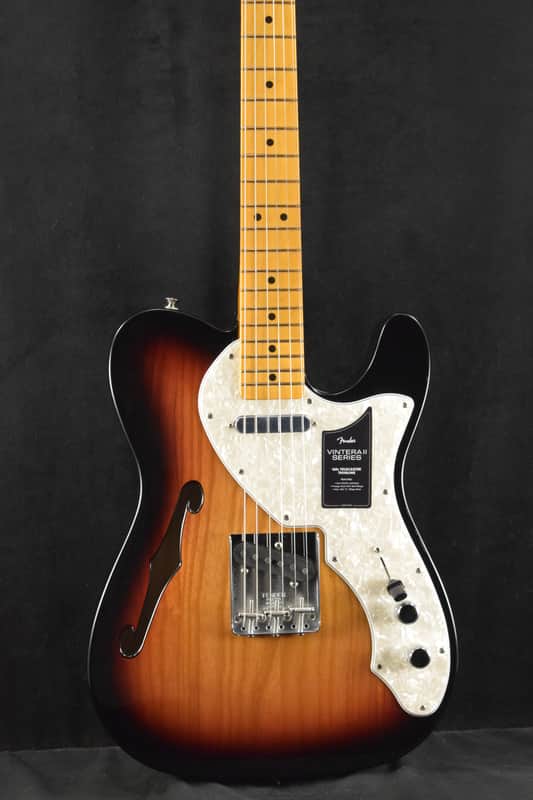 Fender Vintera II '60s Telecaster Thinline 3-Color Sunburst Maple Fingerboard