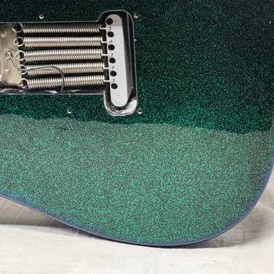 Fender Special Edition FSR Flip Flop Standard Stratocaster Guitar - upgraded! 2004 - Green-Blue image 15