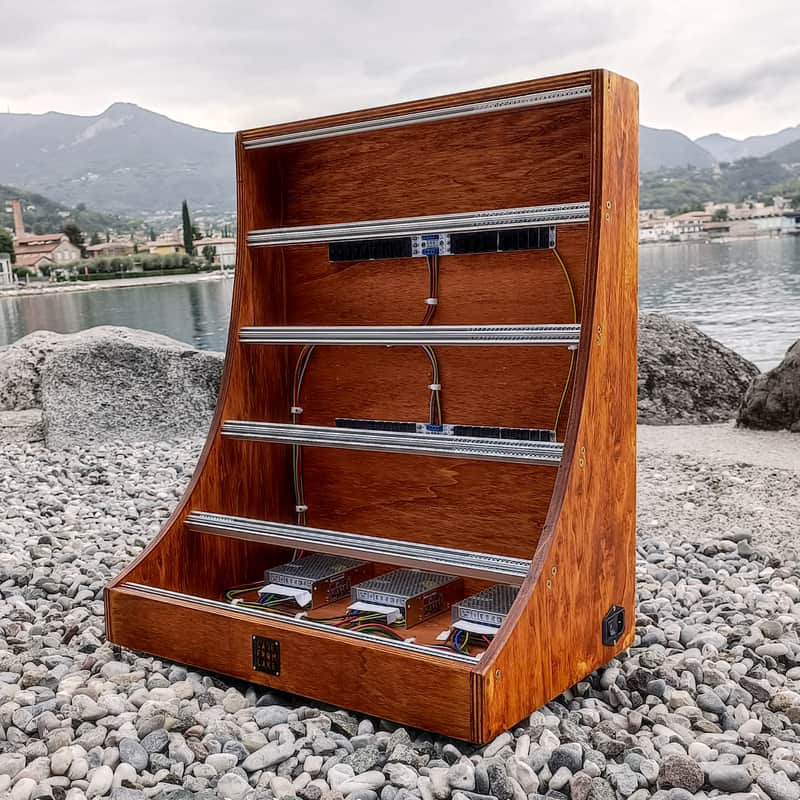 15U Eurorack case powered, 84 o 104 hp, modular synthesizer image 1