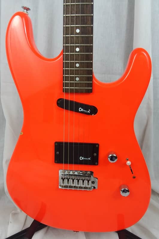 Charvette 100 by Charvel - 1990 Neon Orange image 1