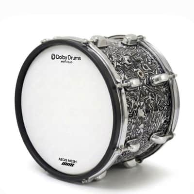 Dolby 10” Electronic Black Abalone TOM w 6 Triggers for Roland Alesis Drum image 3